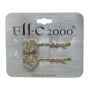 Assorted Sparkly Hairclips (4 designs 10 pcs /pack)