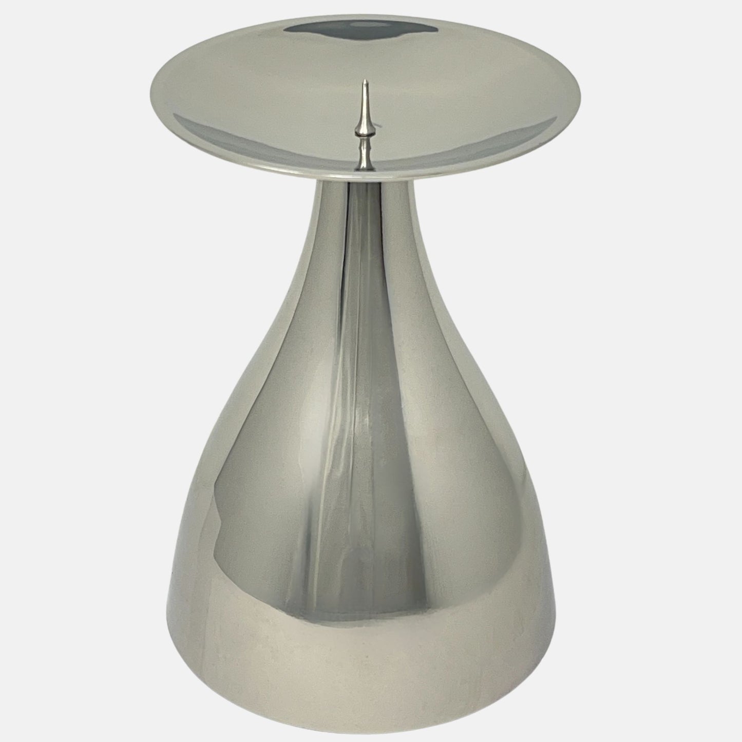 6000 Rucci Medium Silver Pedestal Candeholder