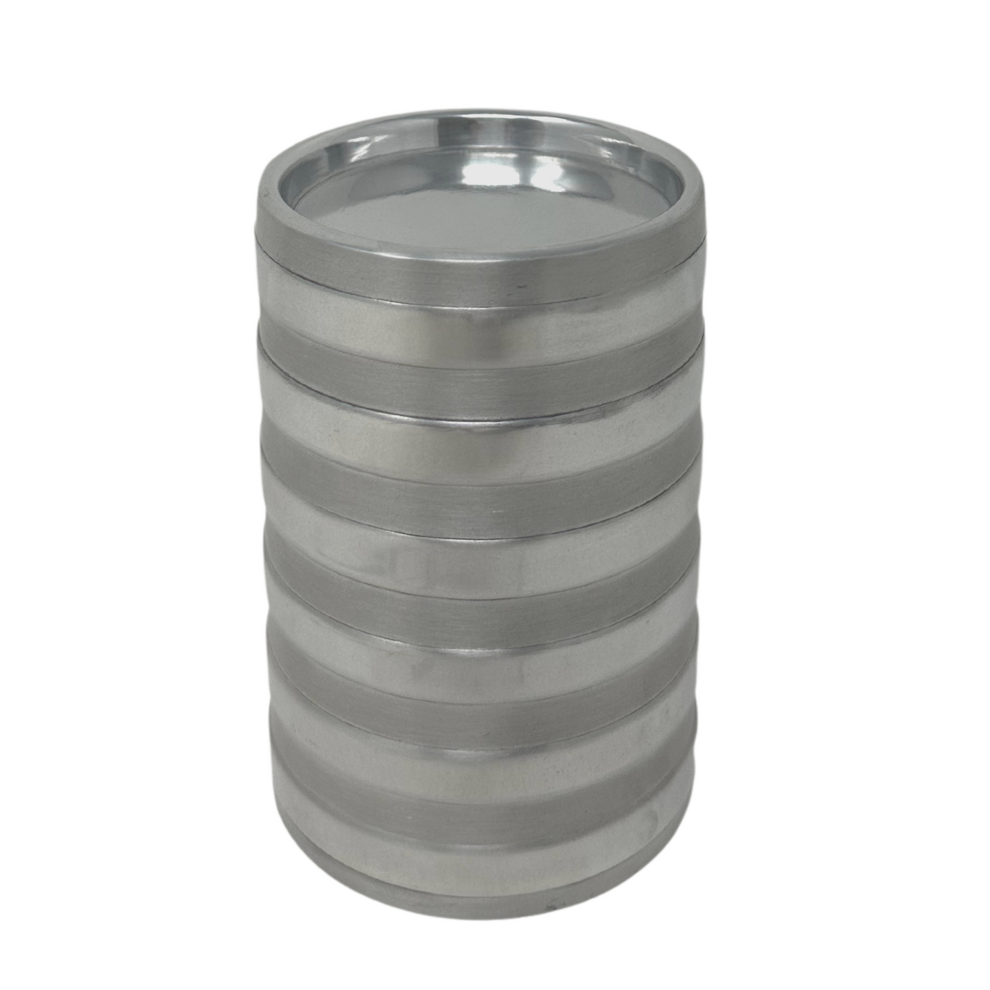 6262 Classic Ribbed Pillar Candle Holder 2"