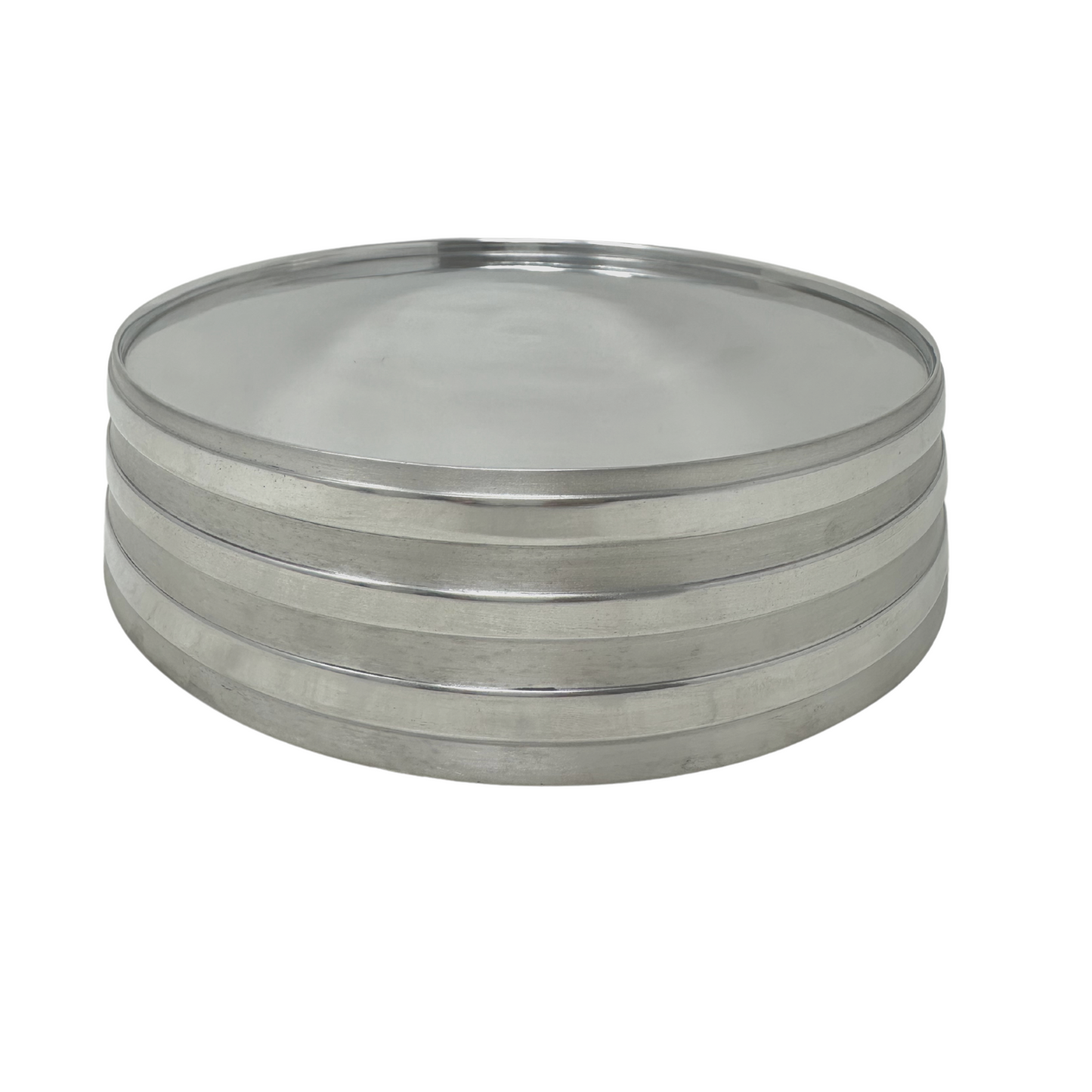 6265 Classic Ribbed Pillar Candle Holder 9.5"