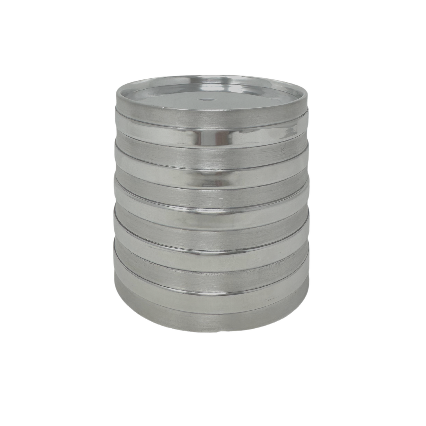 6266 Classic Ribbed Pillar Candle Holder 3"