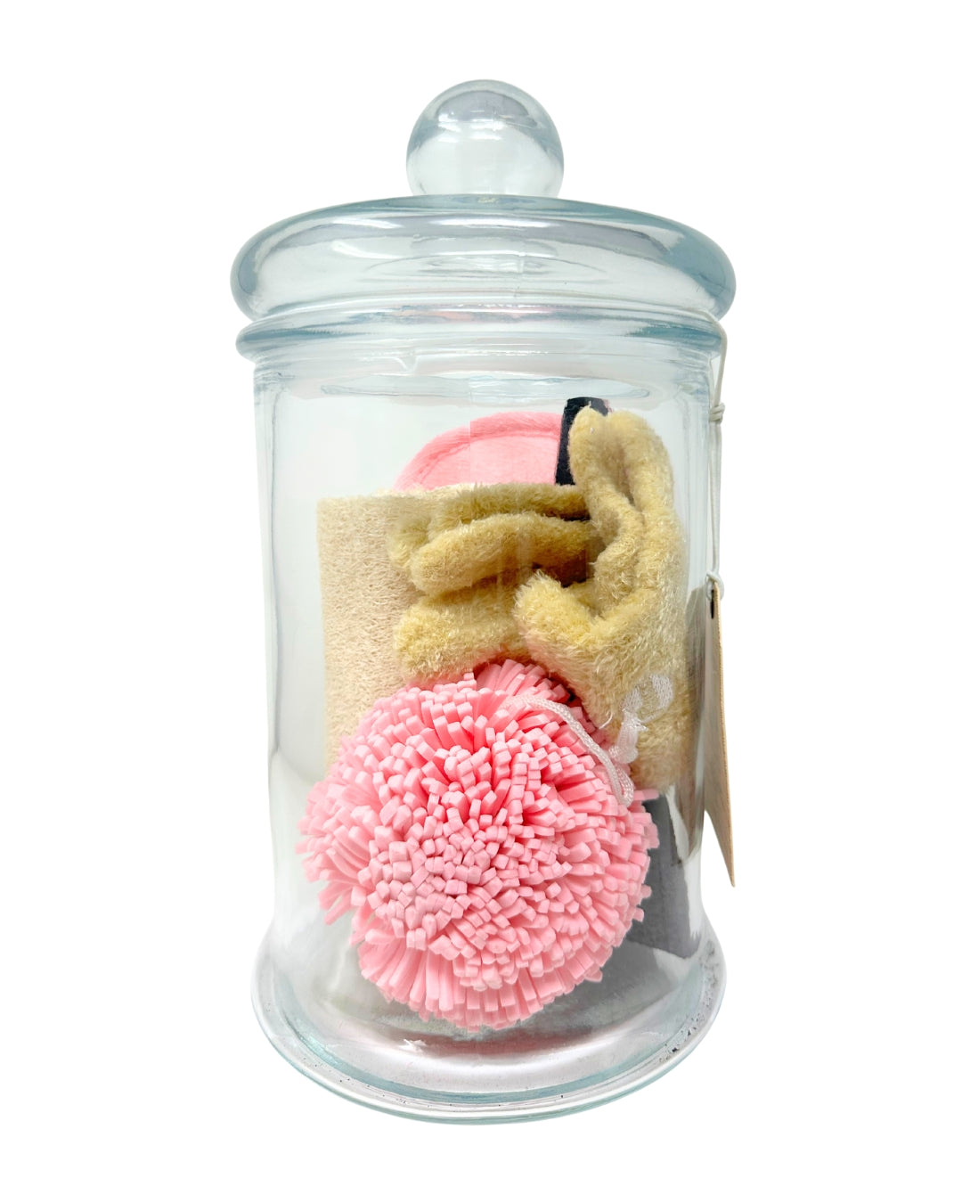 Airtight Clear Glass Canisters – 5×9.5” & 6×11.5” Storage Jars