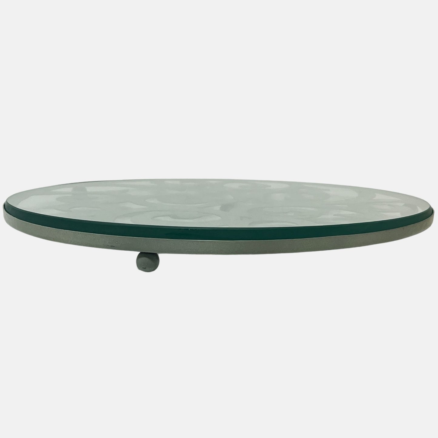 ILLU-210-LGR-G Rucci Glass Candlescape Holder Green