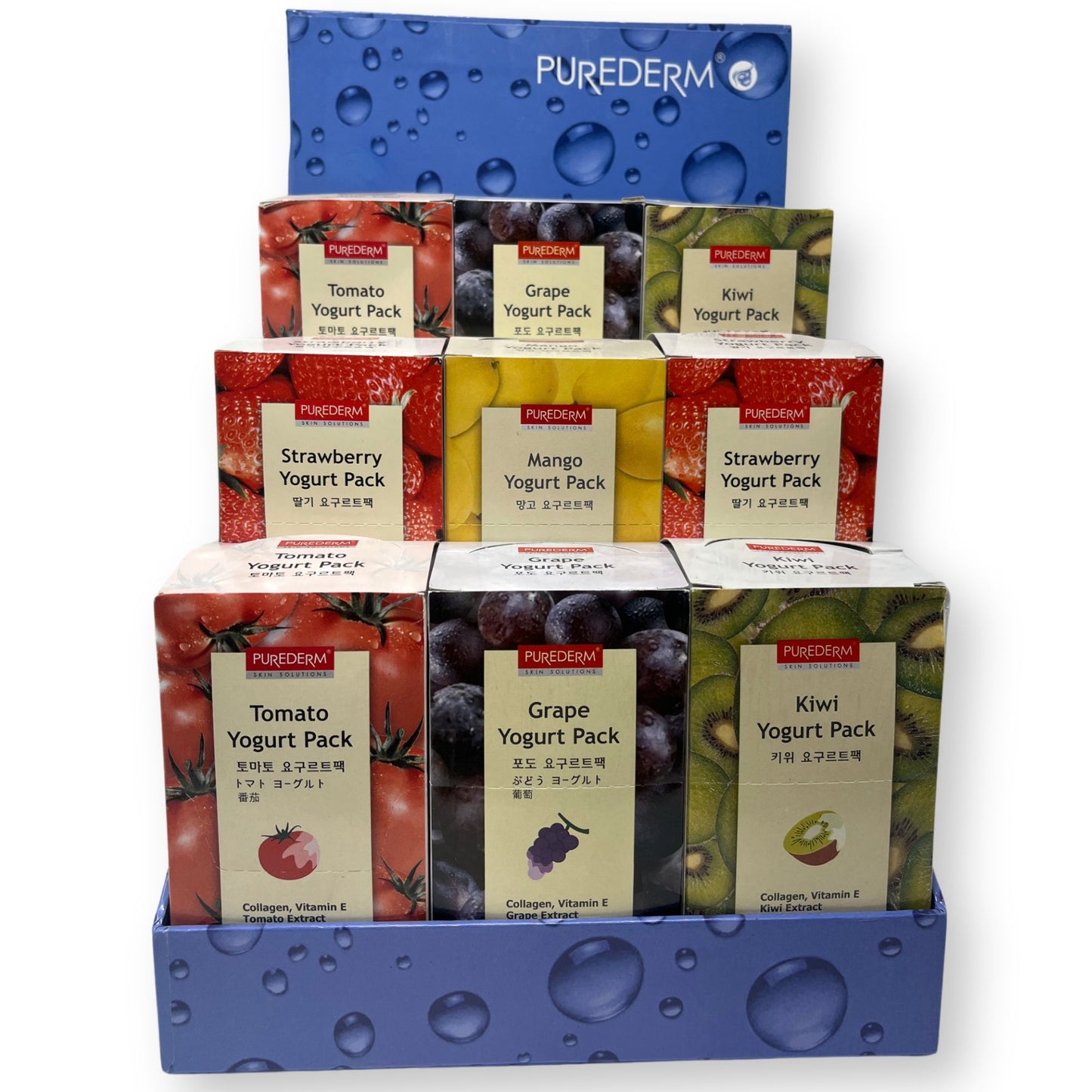 NP100 Purederm Scents Facial Cleansing 9 Pack Display