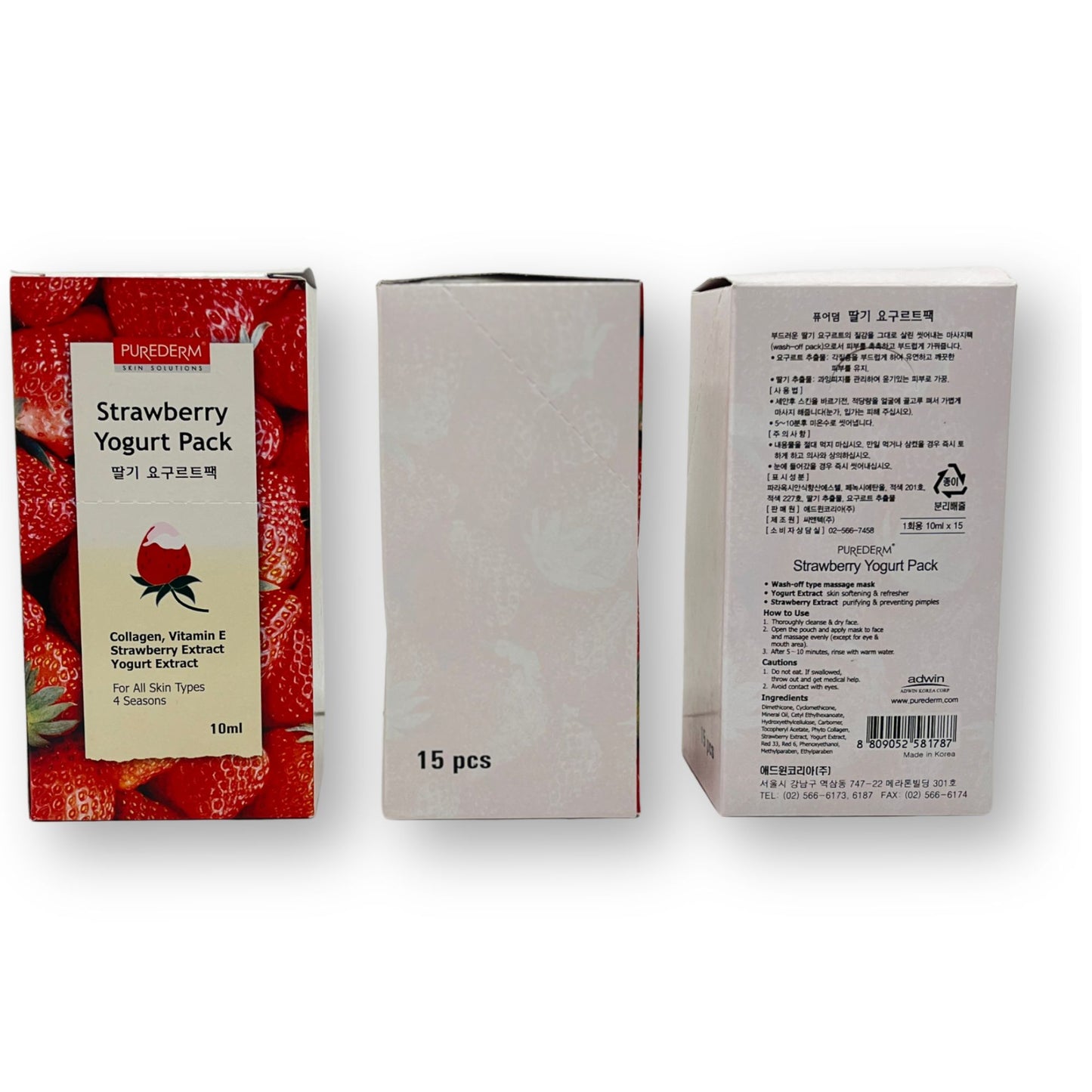 NP100 Purederm Scents Facial Cleansing 9 Pack Display