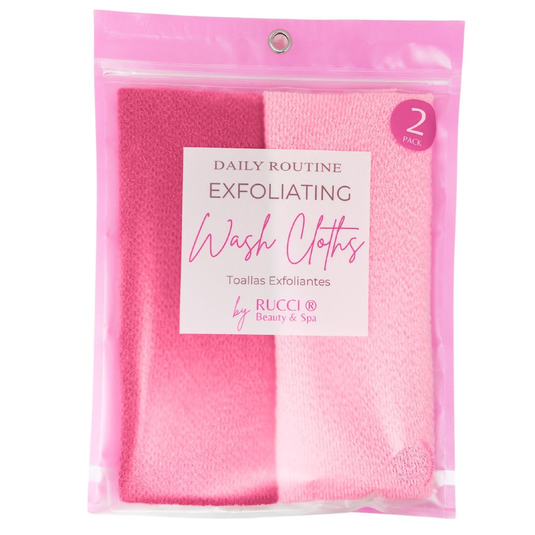 SP112/HP Rucci Long Exfoliating Wash Cloth Set – Back Scrubber