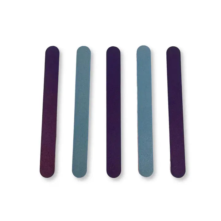 N13 Nail File Blue Foam Board 120/130 Grit (Pack of 25)