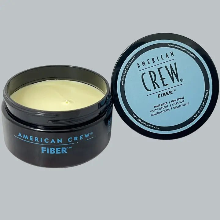 American Crew Fiber Pack of 3 + FREE Travel Bottle |High Hold Low Shine Men's Hair Product – 3oz