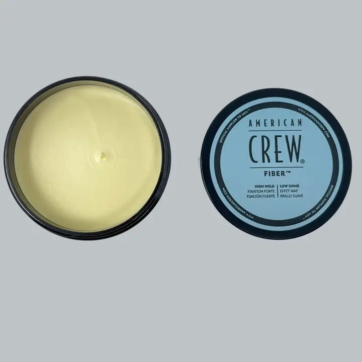 American Crew Fiber Pack of 3 + FREE Travel Bottle |High Hold Low Shine Men's Hair Product – 3oz