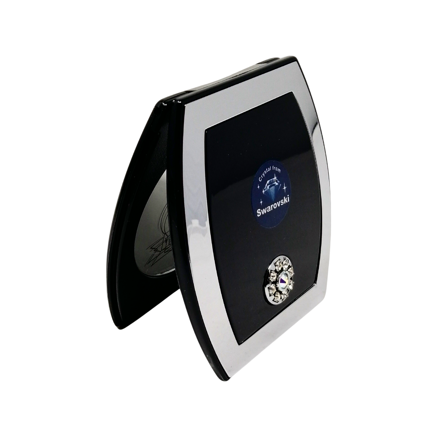 Elegant Purse-Shaped Swarovski Compact Mirror 1x/3x Magnify (CM311/CM312/CM313)