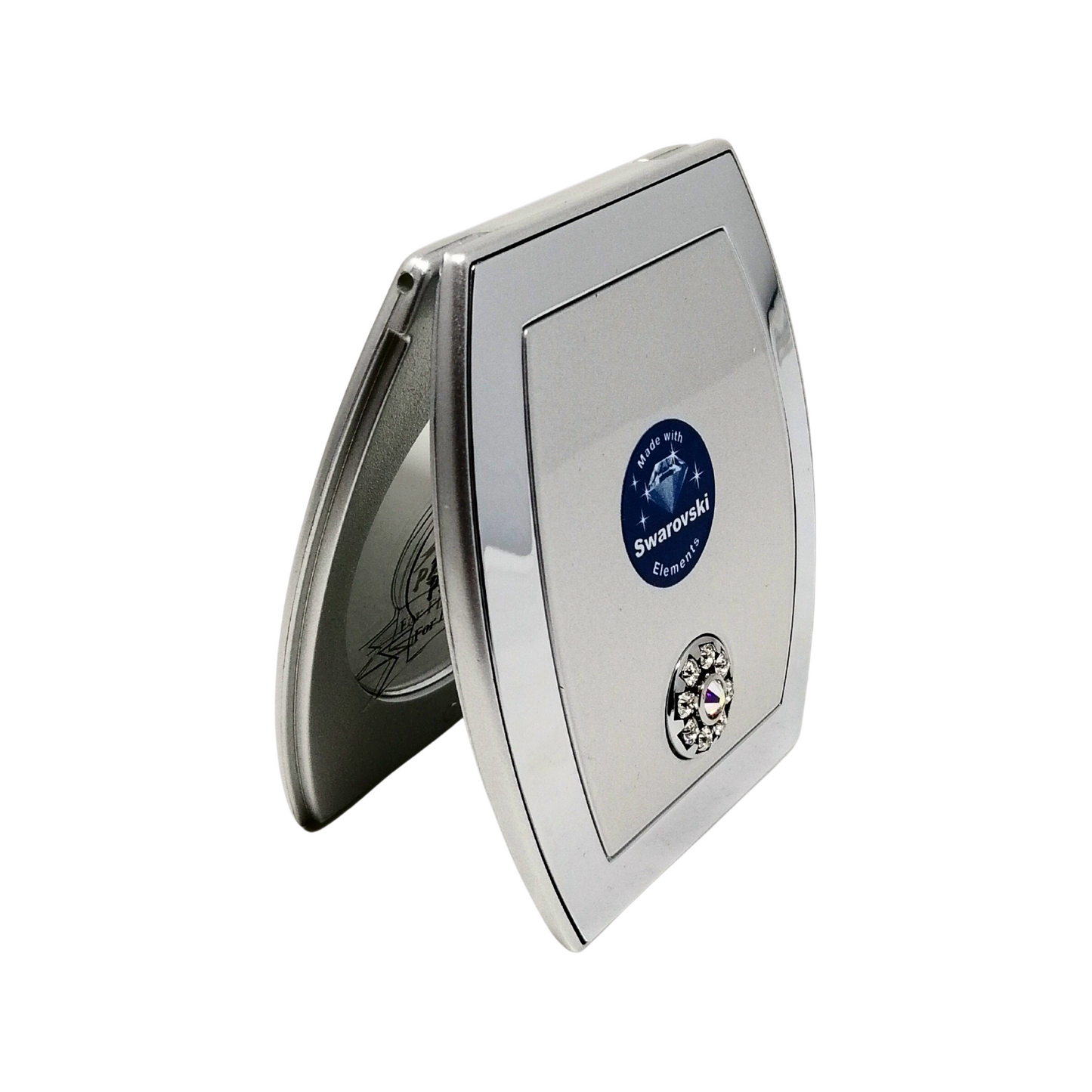 Elegant Purse-Shaped Swarovski Compact Mirror 1x/3x Magnify (CM311/CM312/CM313)