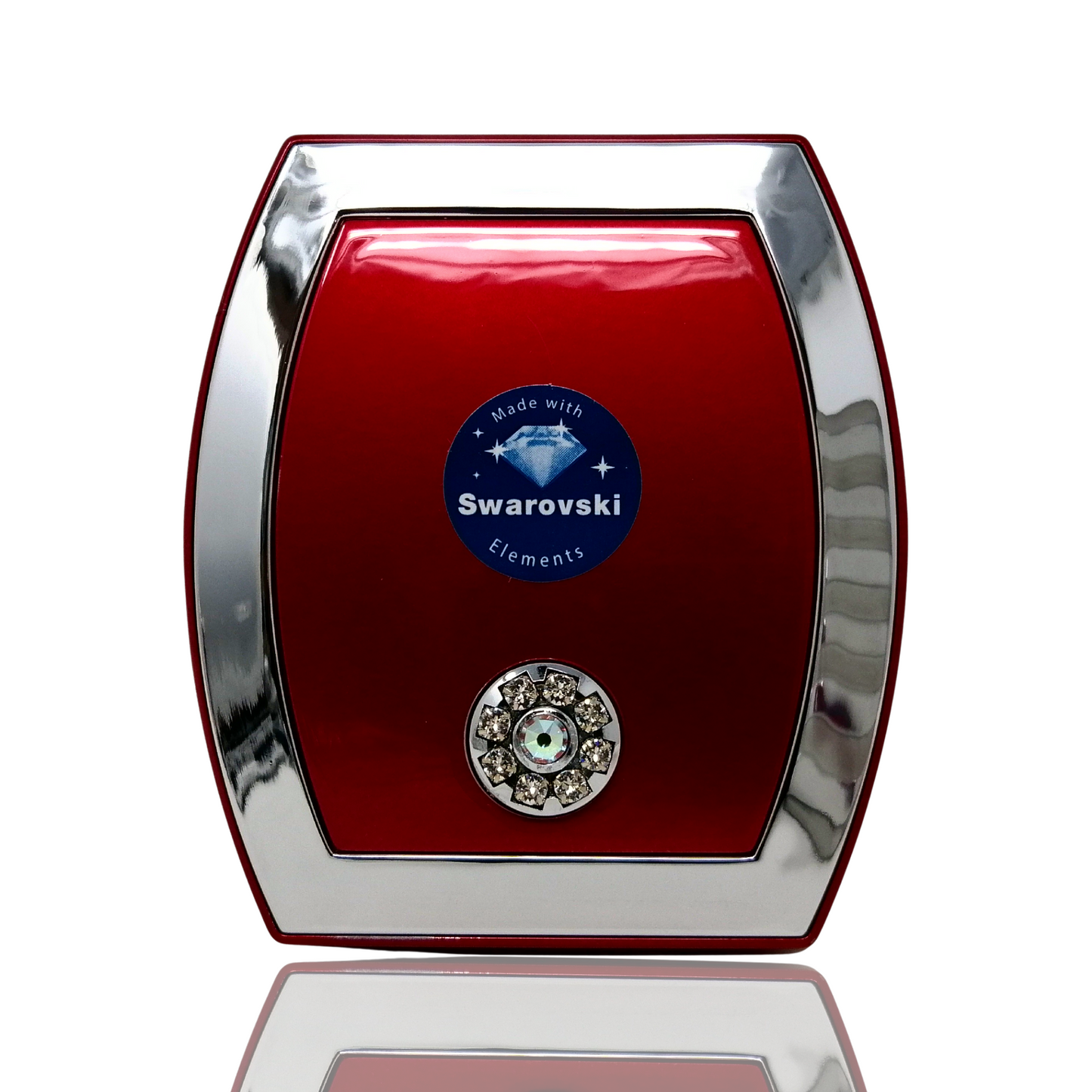 Elegant Purse-Shaped Swarovski Compact Mirror 1x/3x Magnify (CM311/CM312/CM313)