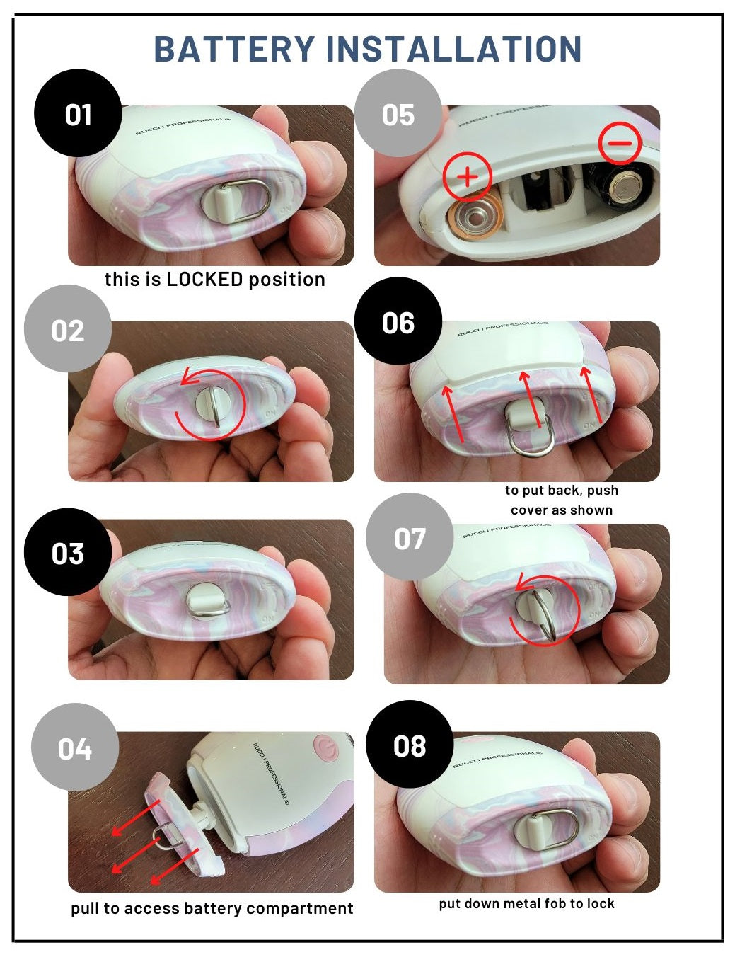 Rucci Professional Hair Remover (HR101)