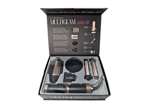5-in-1 Rose Gold and Black Hair Styler Set Wavytalk 5 in 1 Hot Air Brush Set, Air Sculpt, Multi Hair  main image 2