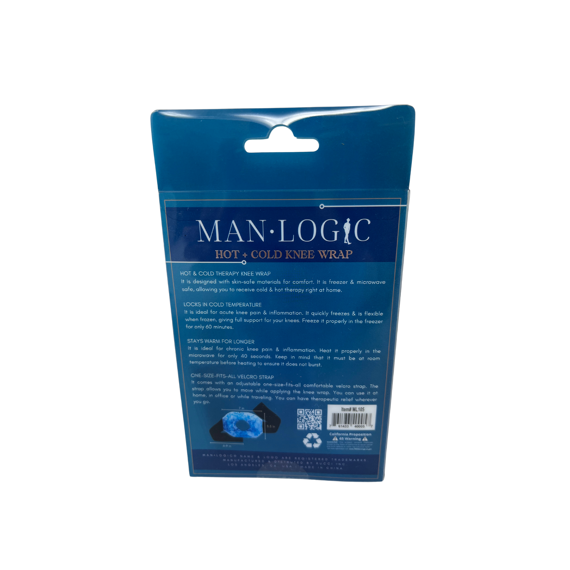 Clearance - Manlogic Knee Wrap (ML105)