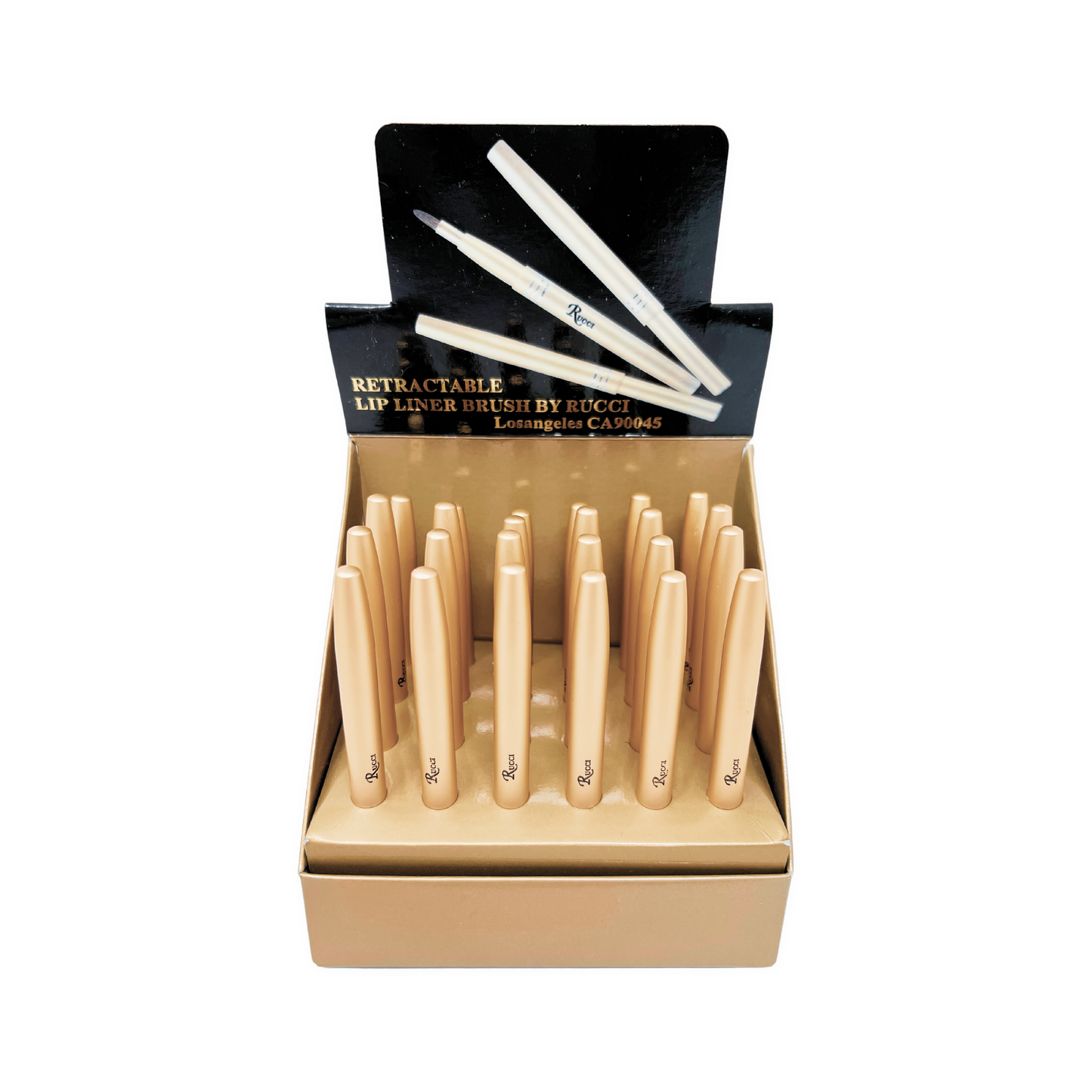 Retractable Lipliner Brush (2 brushes) (LP24)