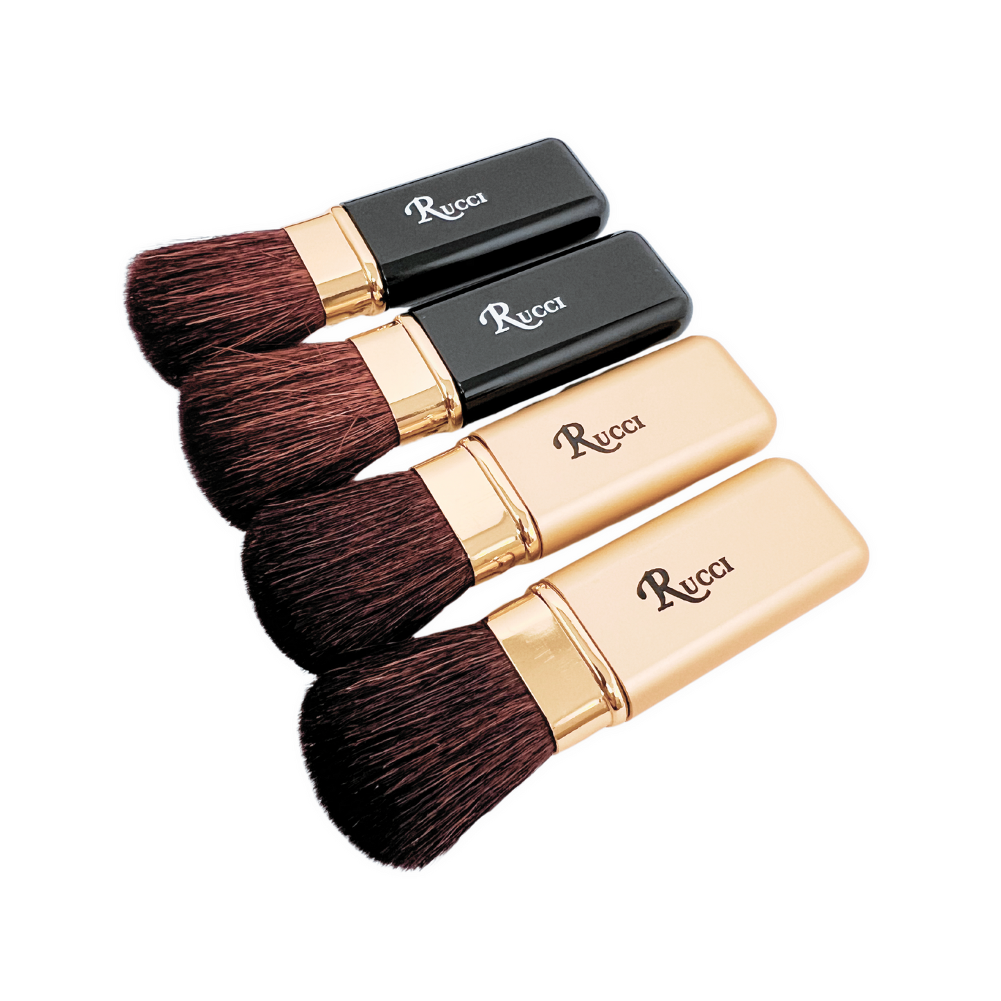 Retractable Blush Brushes With Cap (4 Brushes) (C103)