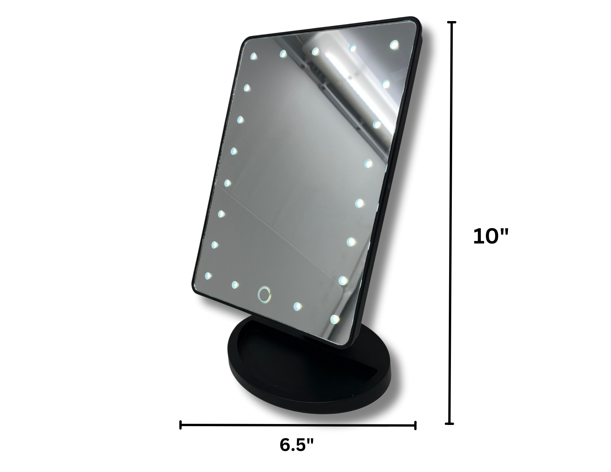 CLEARANCE BEBE Studio Pro LED Lighted Touch Mirror (6.5"L x 10"H)