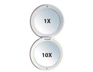 Rucci 1X/10X Magnifying Double-Sided Magnifying Compact Mirror (3.5 in)