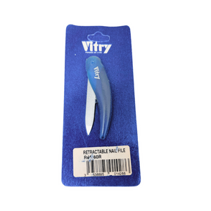 Clearance - VITRY Penknife Sapphire Nail File (60R)