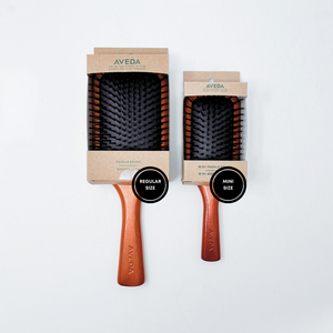 Aveda Wooden Paddle Brush Set – Full Size & Mini | Detangling