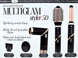 MULTIGLAM Styler 5D | 5-in-1 Hair Dryer & Styler Set with Air Wrap