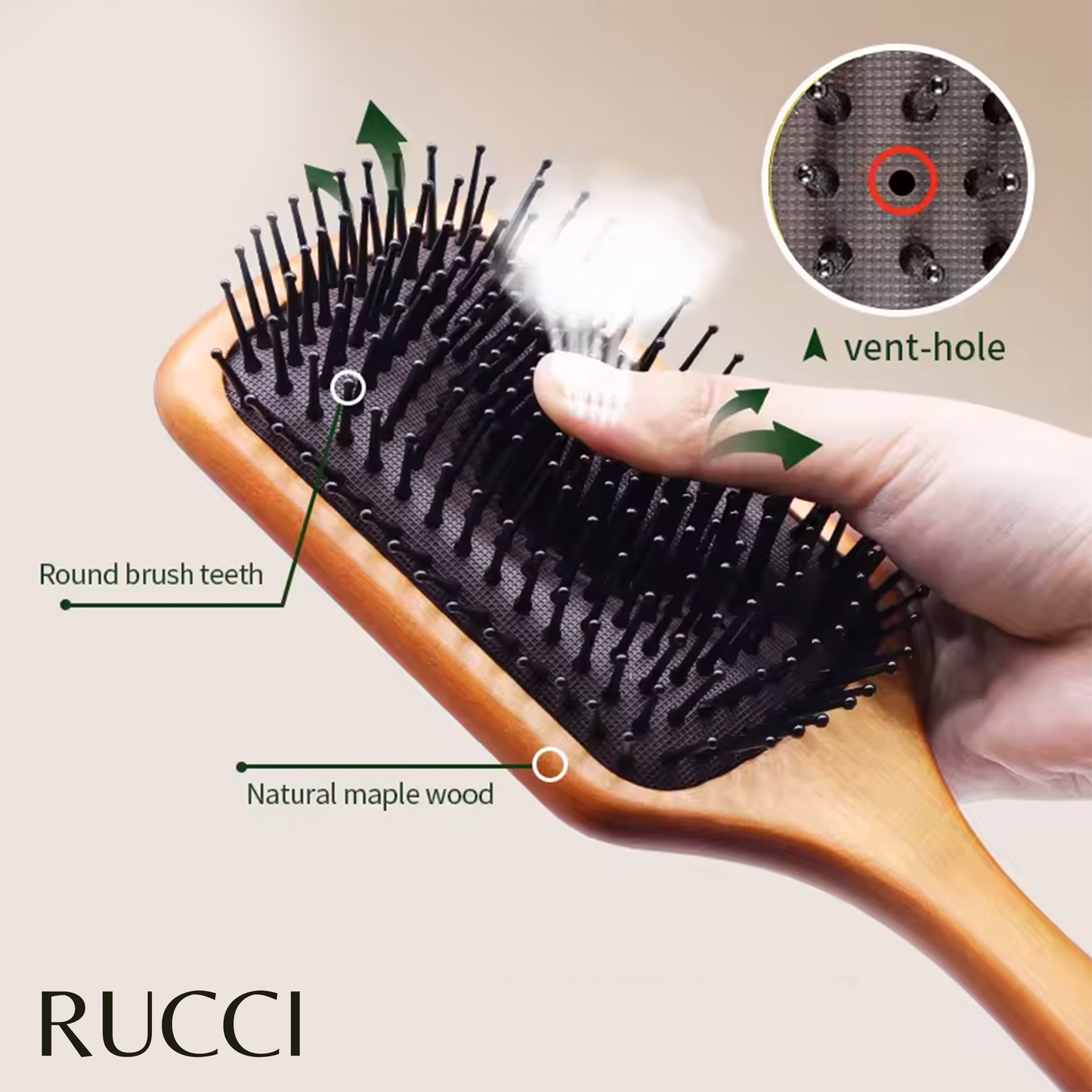 AVEDA | Wooden Mini Paddle Brush