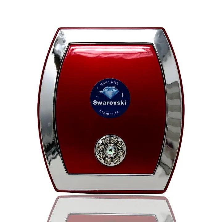 Purse-Shaped Swarovski Compact Mirror – 1X/3X Magnification (pack of 3) CM313-3