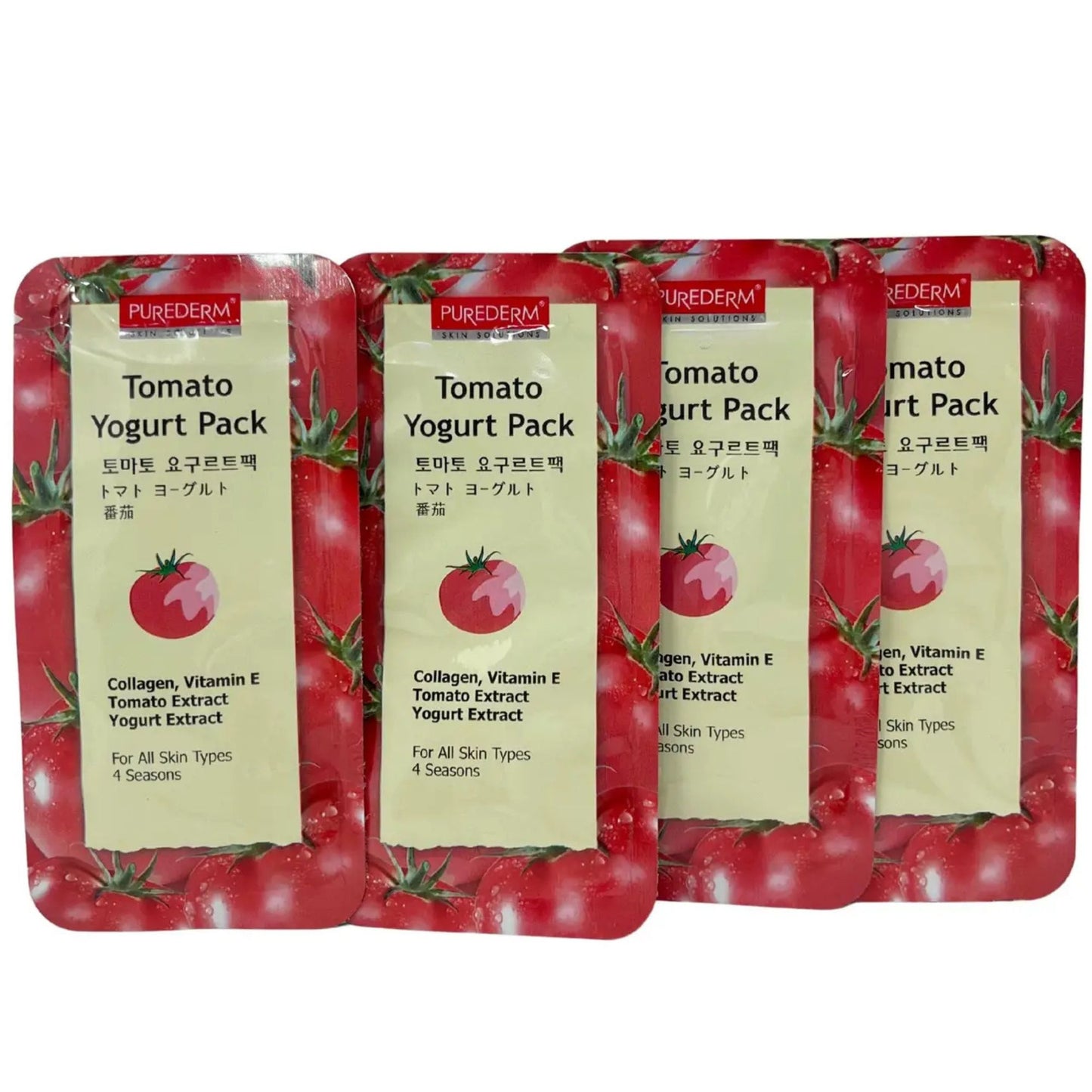 NP100/TM Purederm Tomato Yogurt Pack Face Mask