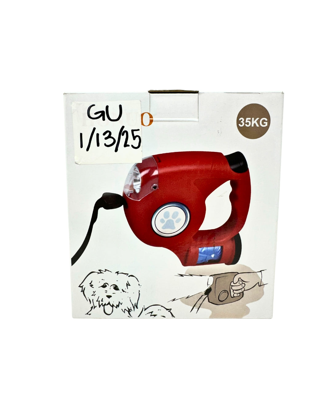Dog Leash & Toy Set – Retractable 35kg Leash + Plush Squeaky Dog Toy + Chew Bone for Medium Large Dogs