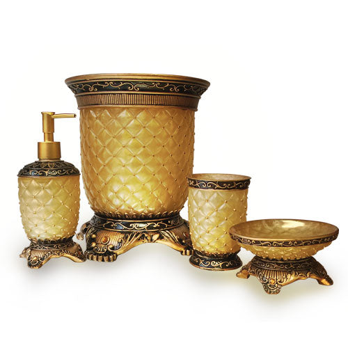 Rucci Yellow Bath Set (4 pcs)