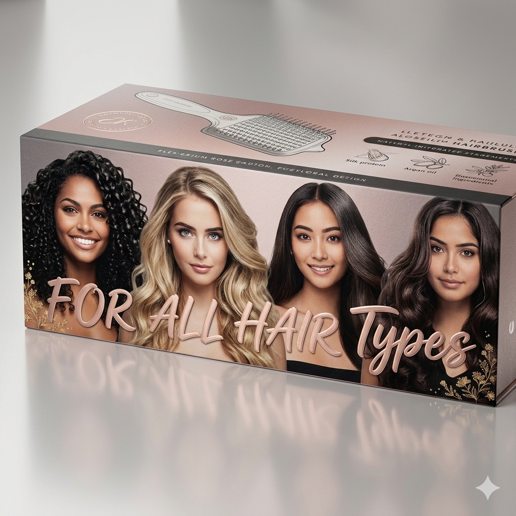 RUCCI Professional 2-in-1 Blowout Brush & Heated Comb – Multi-Styler for Wet & Dry Hair