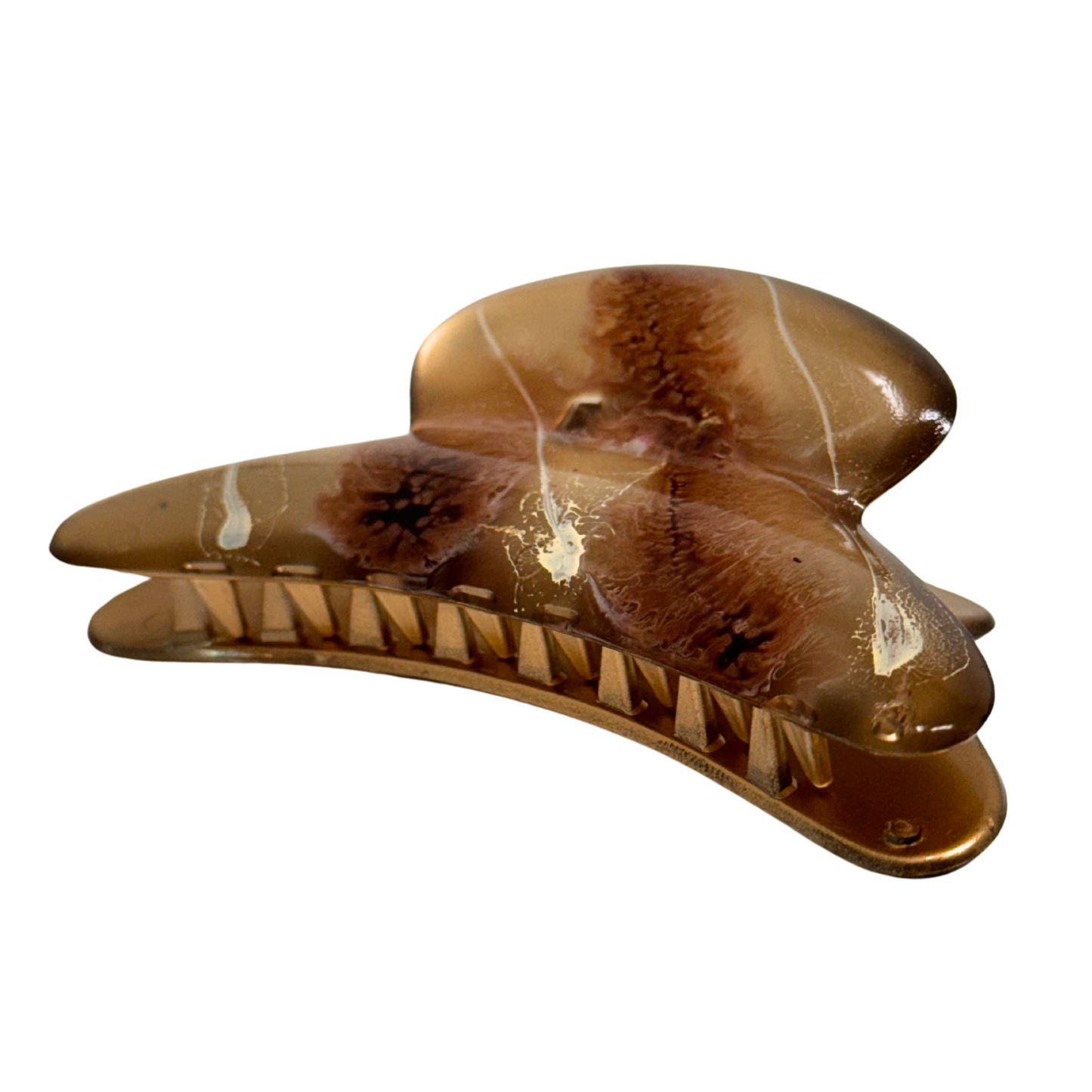 3 Packs Women Cellulose Acetate Hair Claw Clip (Random Colors and Style)