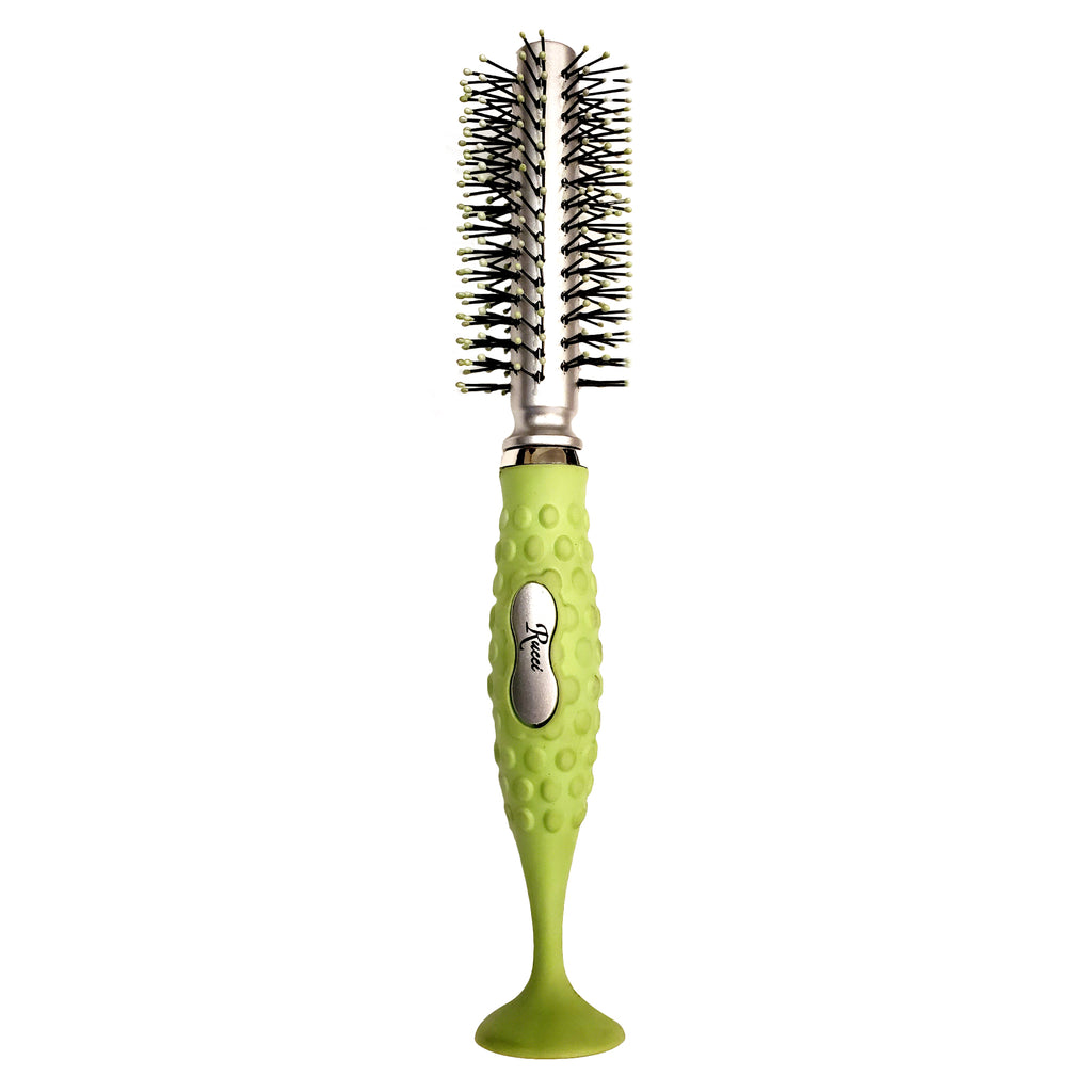Suction Hair Brush Assorted Colors (H163)