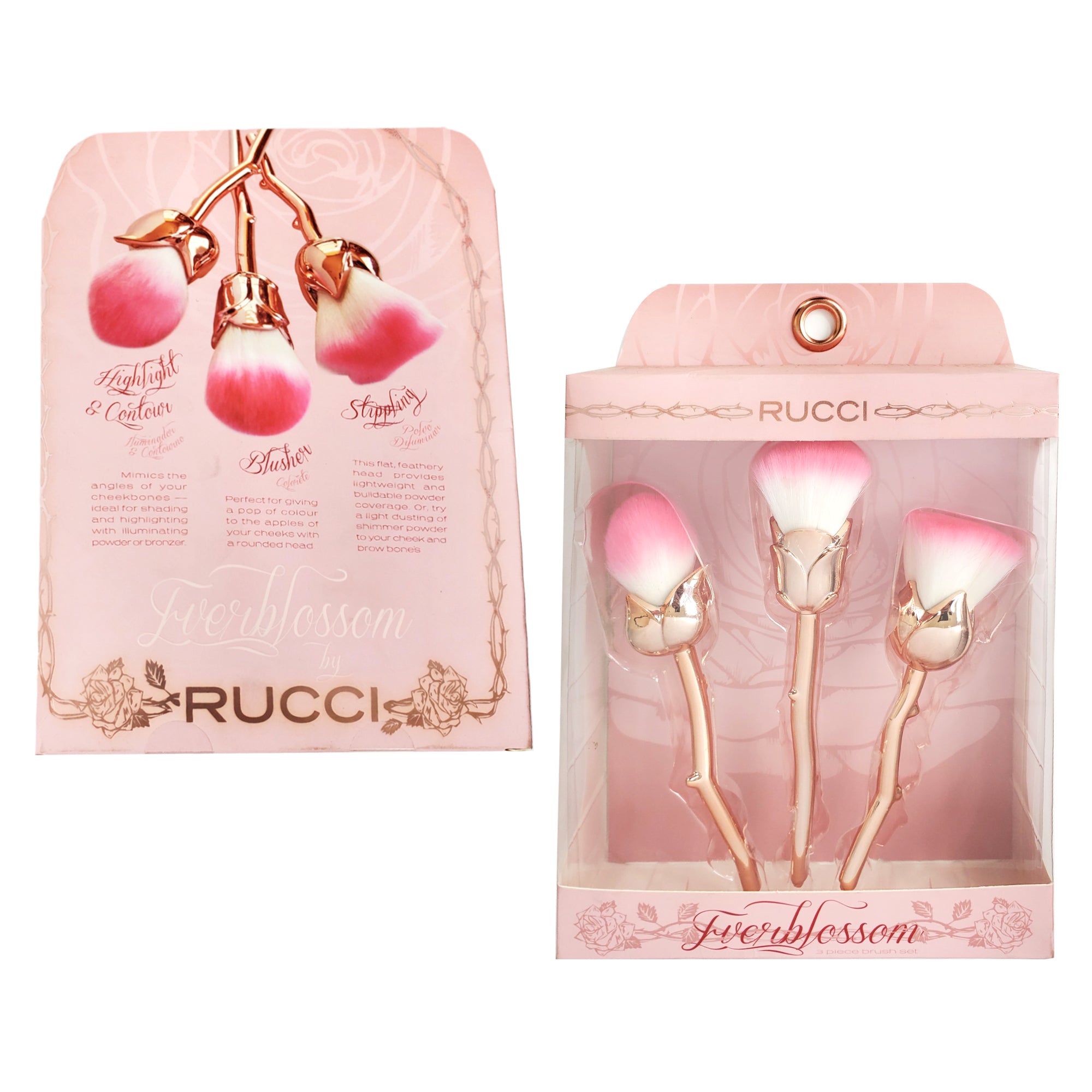 Rucci Rose Brush Set (3 Brushes) (CC474)