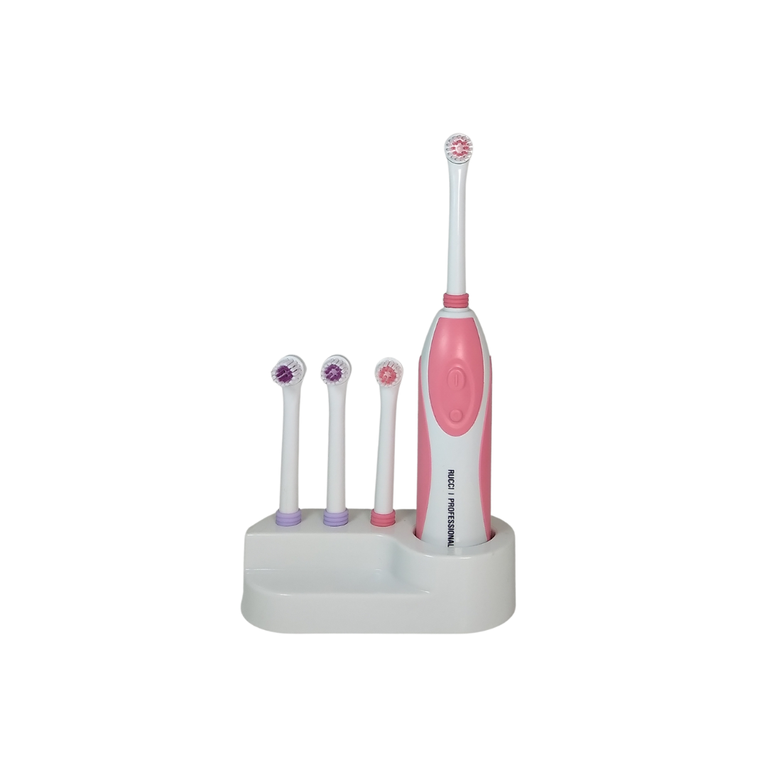 Battery-Powered Electric Toothbrush With Replaceable Brush Head (TB102)