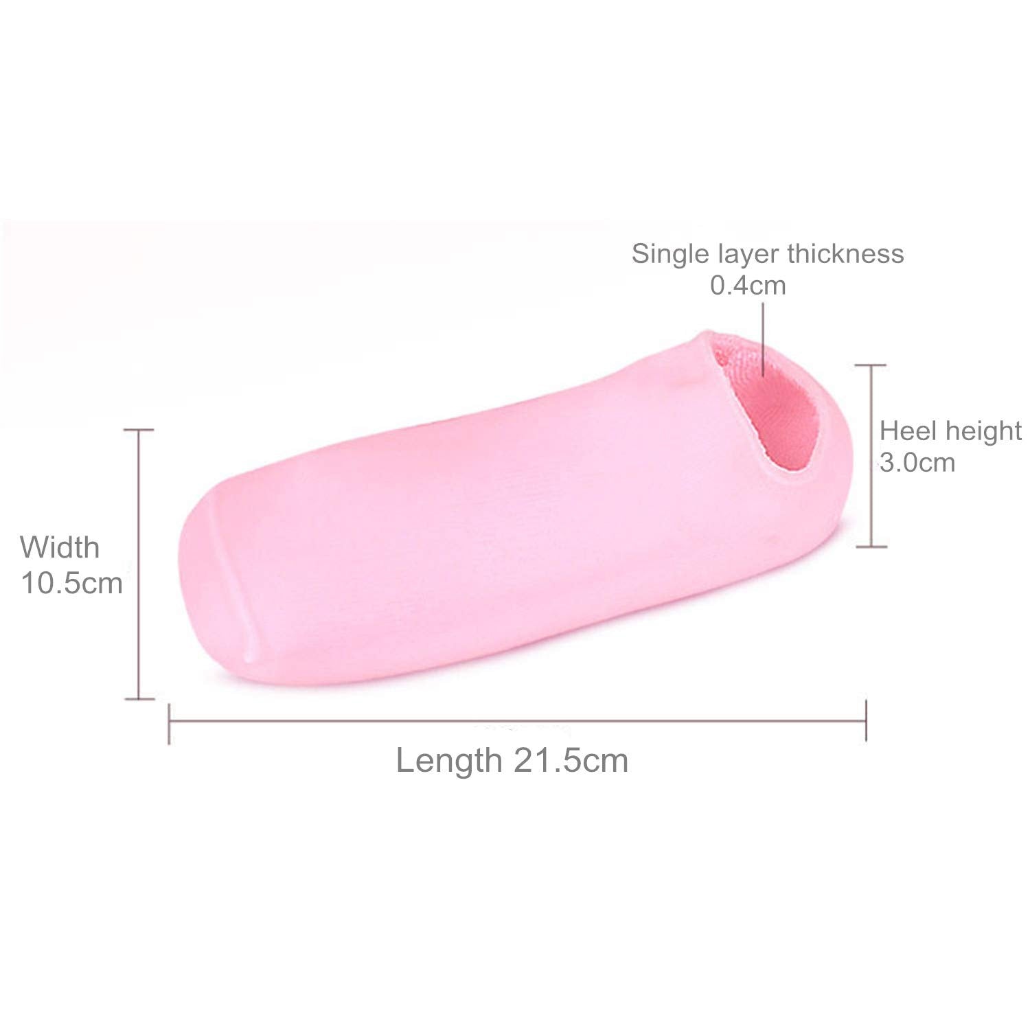 Moisturizing Aroma Soft Gel Socks Foot Anti-Slip (RL403)