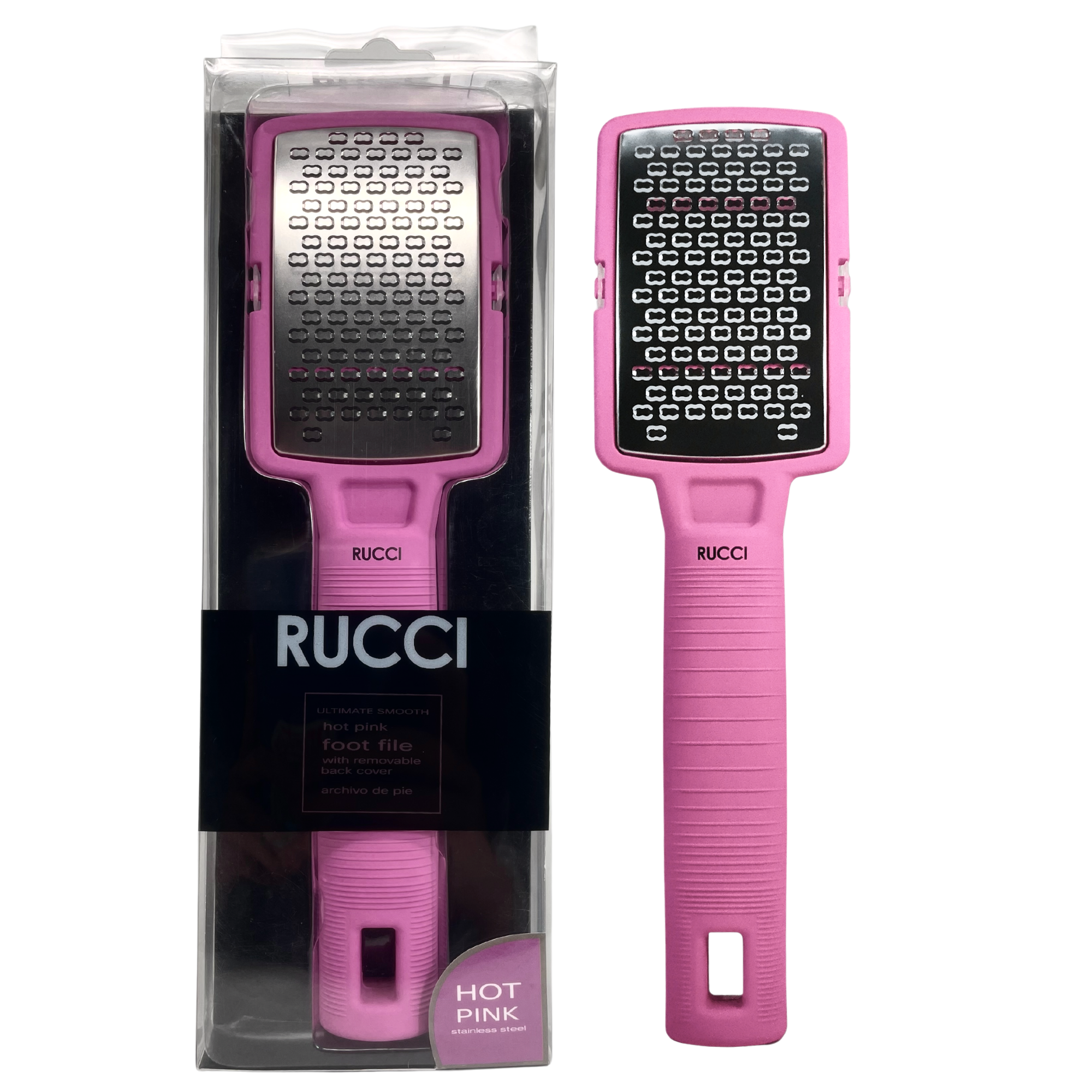 Rucci Foot File / Foot Rasp with Container / Catch (TW129)