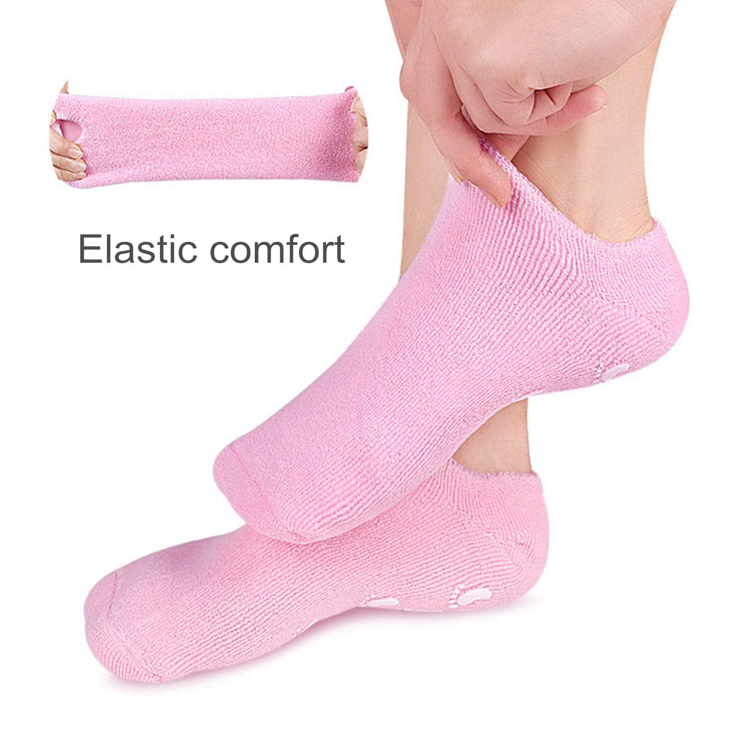 Moisturizing Aroma Soft Gel Socks Foot Anti-Slip (RL403)
