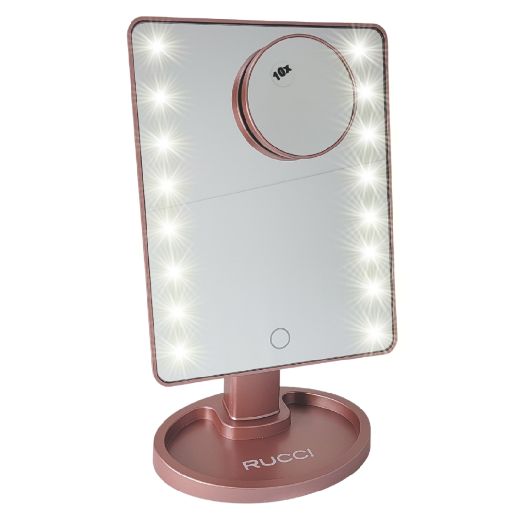 Rucci Lighted Vanity Makeup Mirror With 16 LEDs (M900)