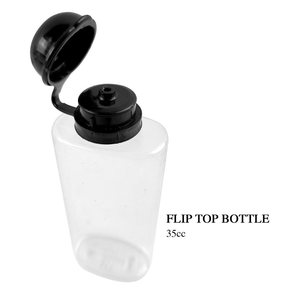 6-Piece 35cc Fliptop Bottle (D108)