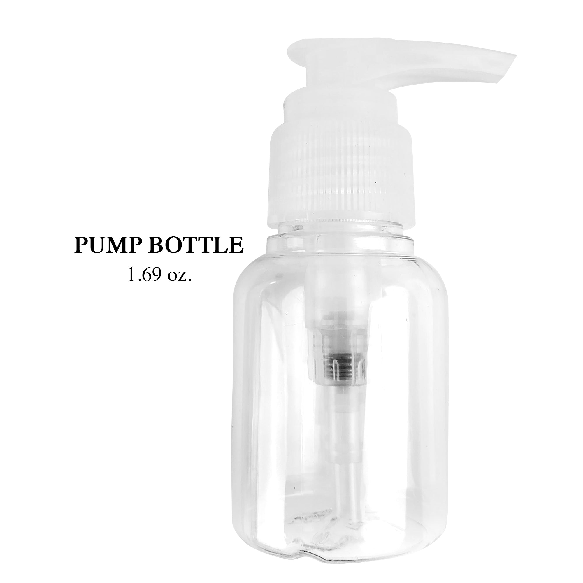 6-Piece Small Travel Pump Bottle 1.69 oz (D114)