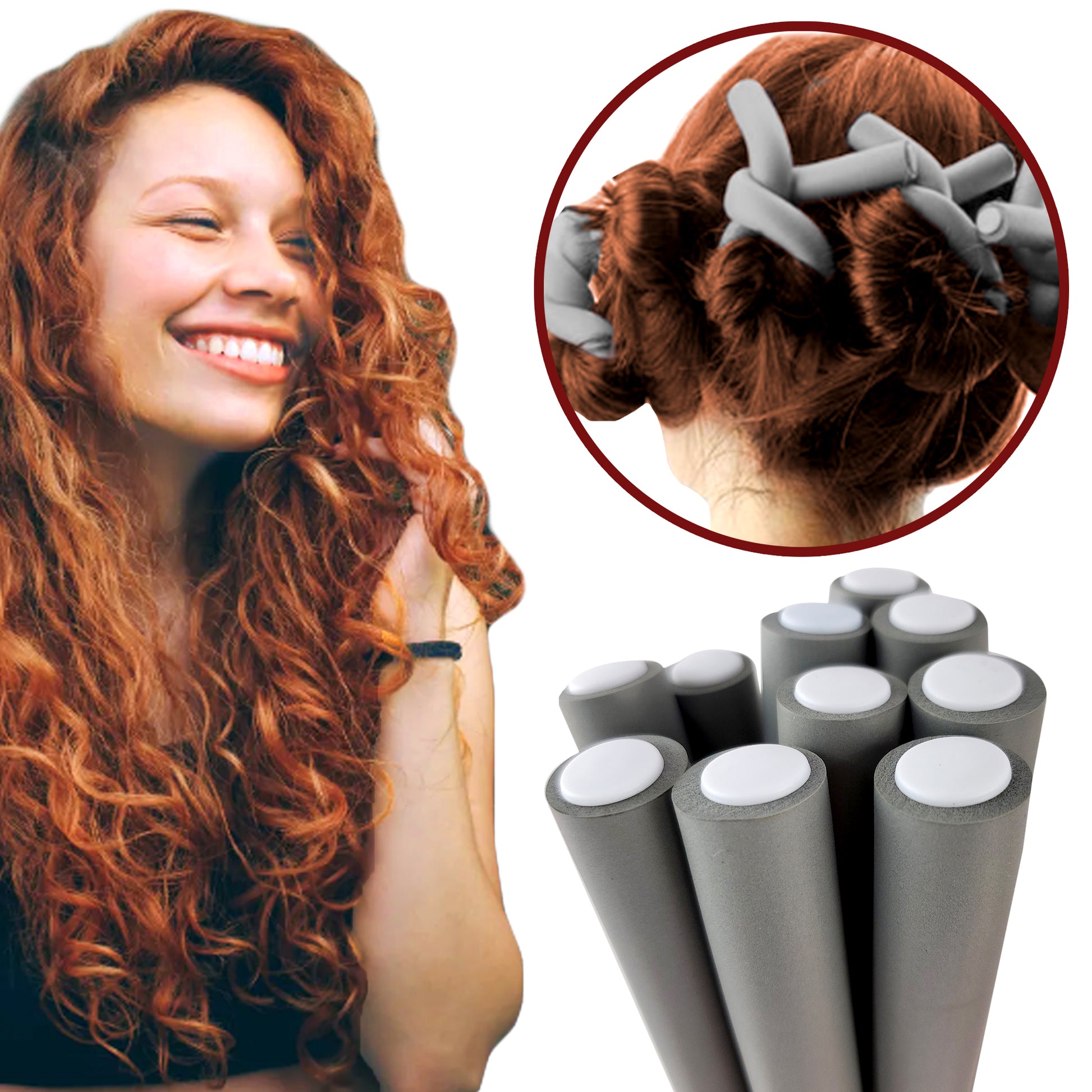 Rucci Hair Curling Rods 10 Pieces 0.75