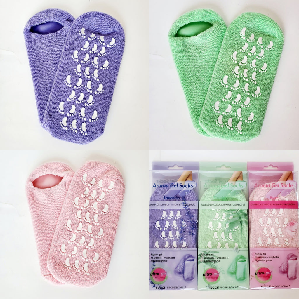 Moisturizing Aroma Soft Gel Socks Foot Anti-Slip (RL403)