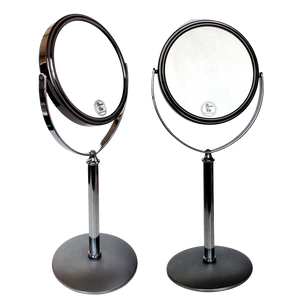 Metallic Dual Vanity Mirror (1x 5x Magnification)