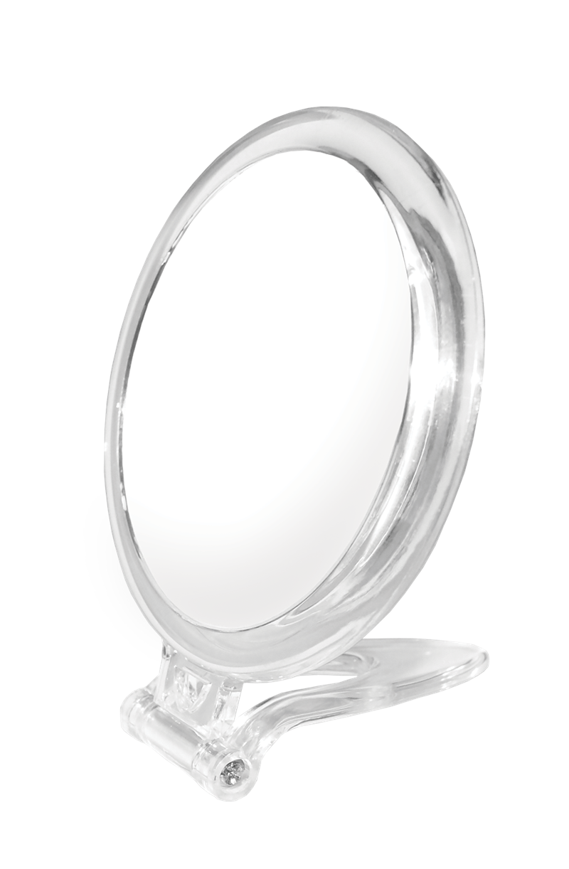 Rucci Normal View Acrylic Round Foldable Stand Mirror (M800)
