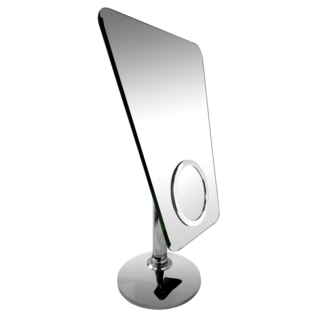 Clearance - Rucci Rimless Trapezoid Stand Mirror (M835)