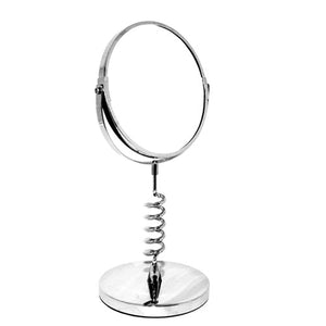 Rucci Round Spiral Stand Magnification Mirror (M842)