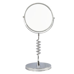 Rucci Round Spiral Stand Magnification Mirror (M842)