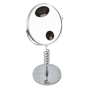 Rucci Round Spiral Stand Magnification Mirror (M842)